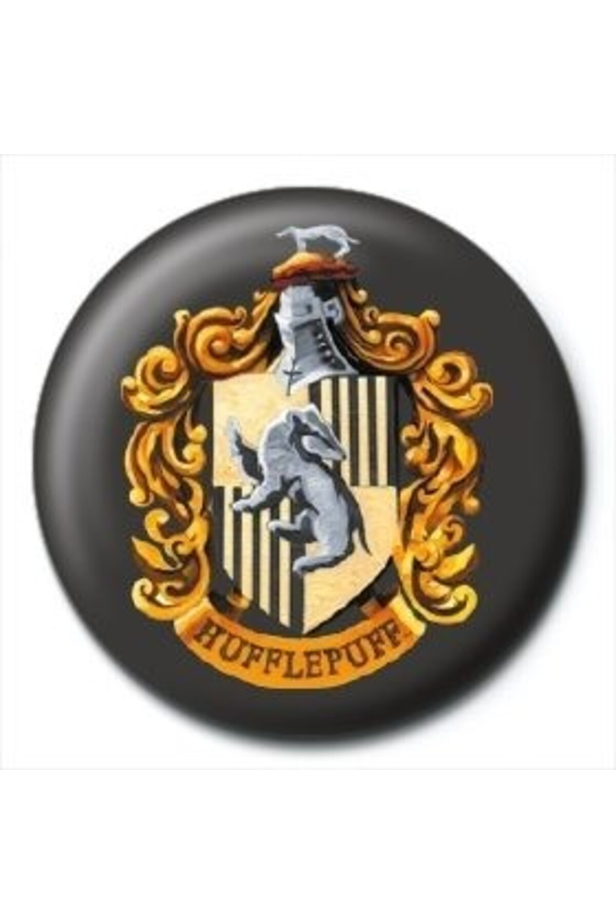 Rozet Harry Potter Hufflepuff Crest