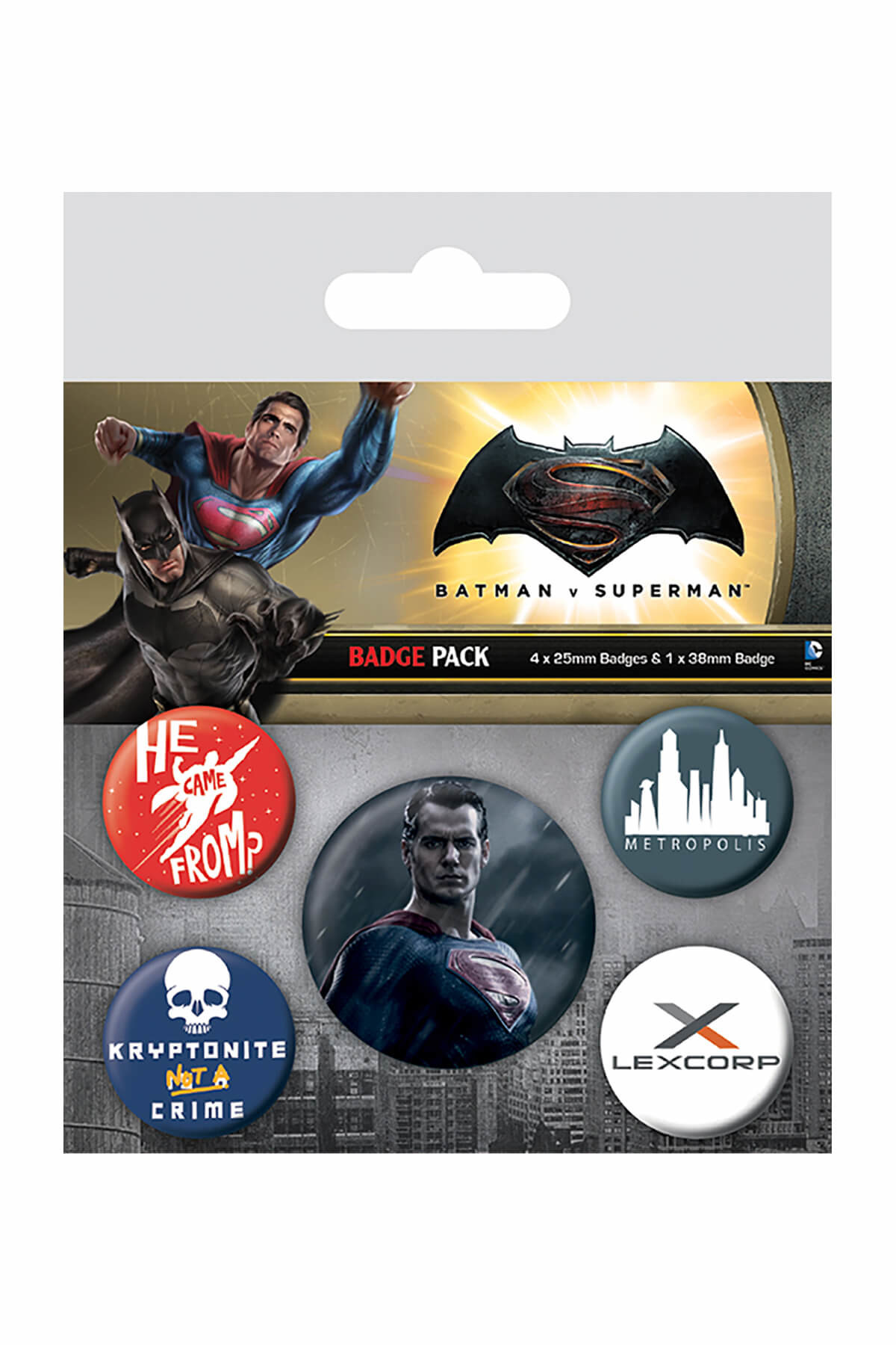 Rozet Seti Batman V Superman Superman