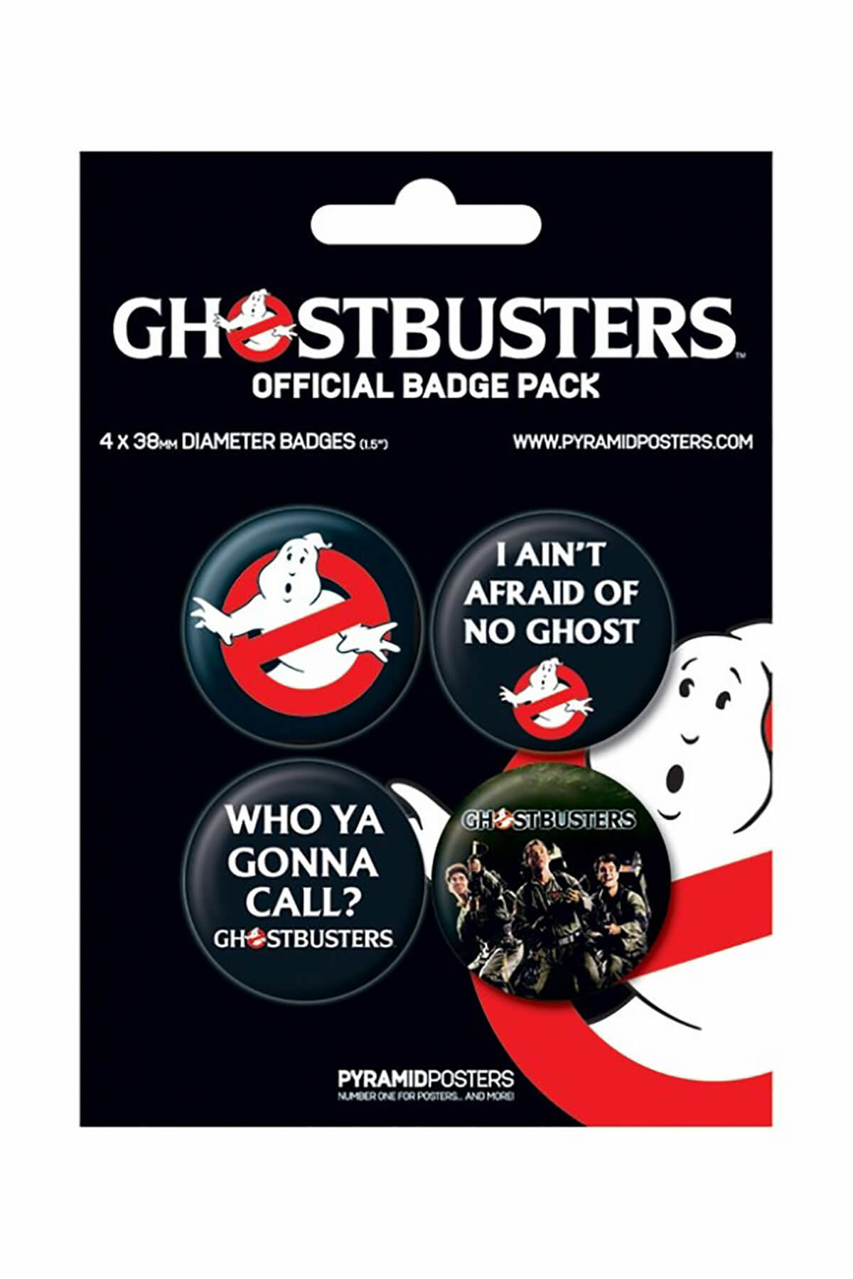 Rozet Seti Ghostbusters Peter Ray & Egon