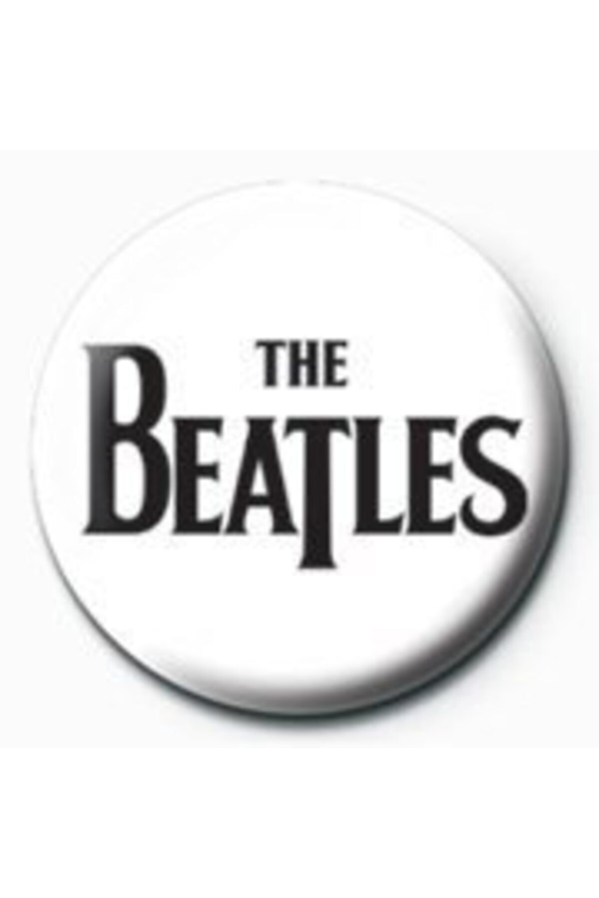 Rozet The Beatles Black Logo