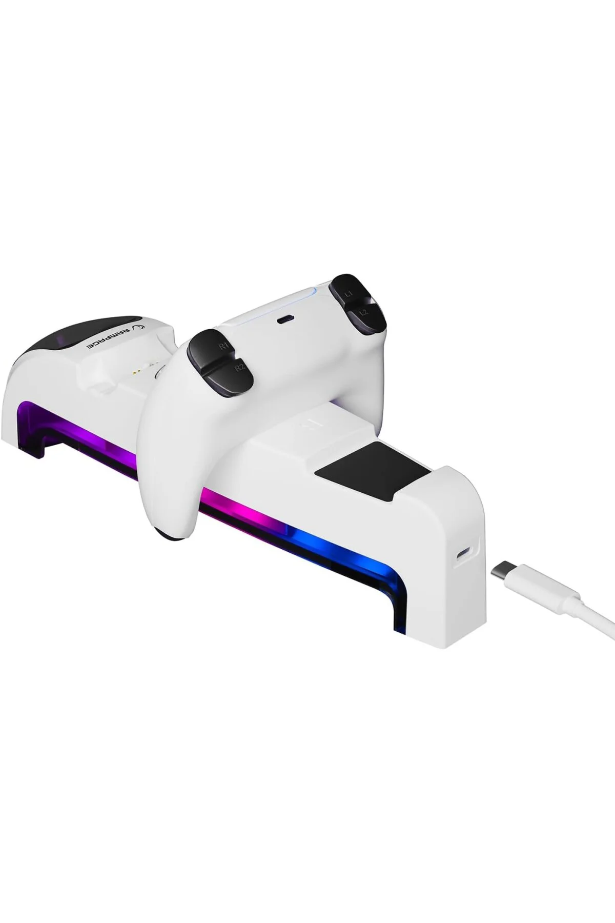 RP-PS5 S RGB Işıklı PlayStation 5 Slim Uyumlu Hızlı Şarj İstasyon