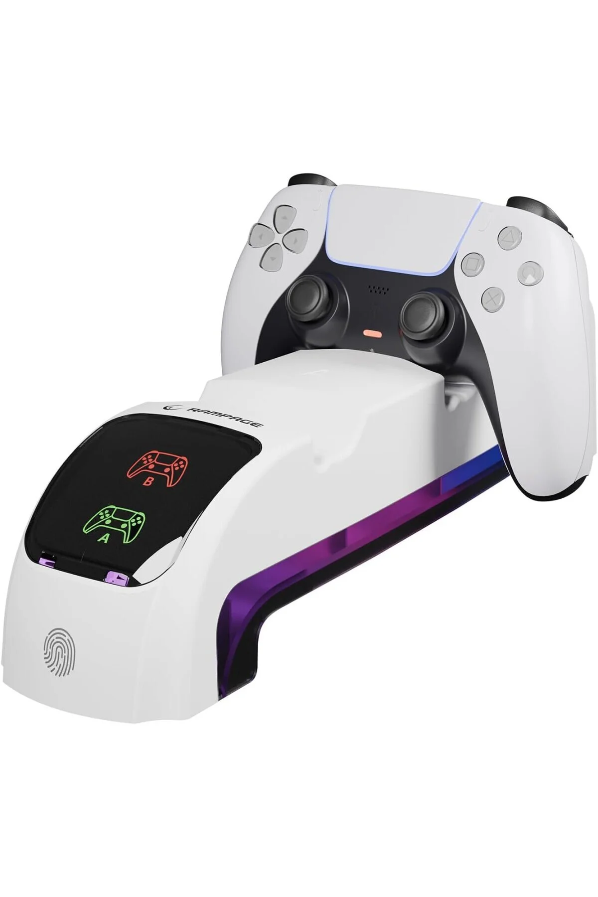 RP-PS5 S RGB Işıklı PlayStation 5 Slim Uyumlu Hızlı Şarj İstasyon