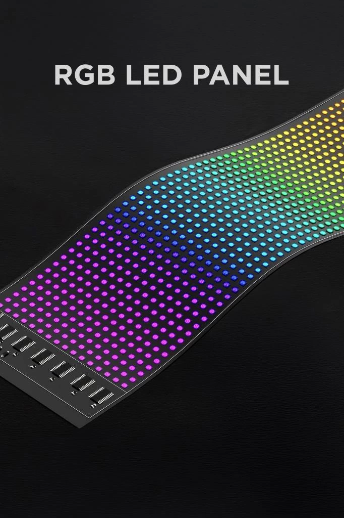 Rp1259 Led Matrix Panel 16x96cm Telefon Kontrollü Kayar Led Anima
