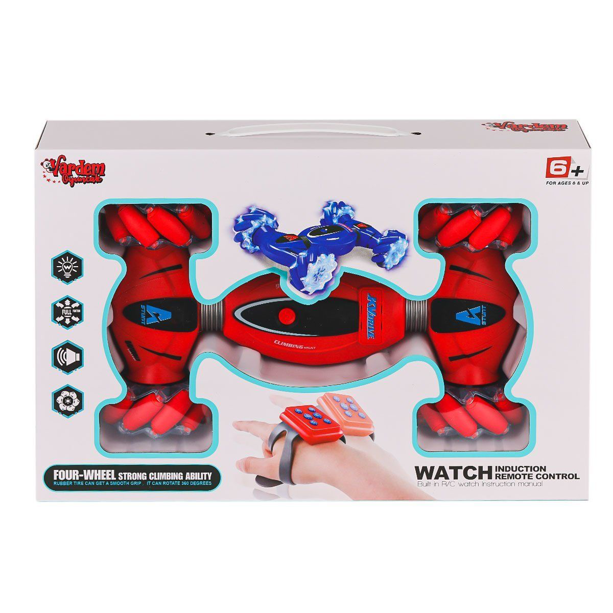 RQ2093 Bilekten Kontrollü Işıklı ve Müzikli 4 Teker Tırmanış Arac