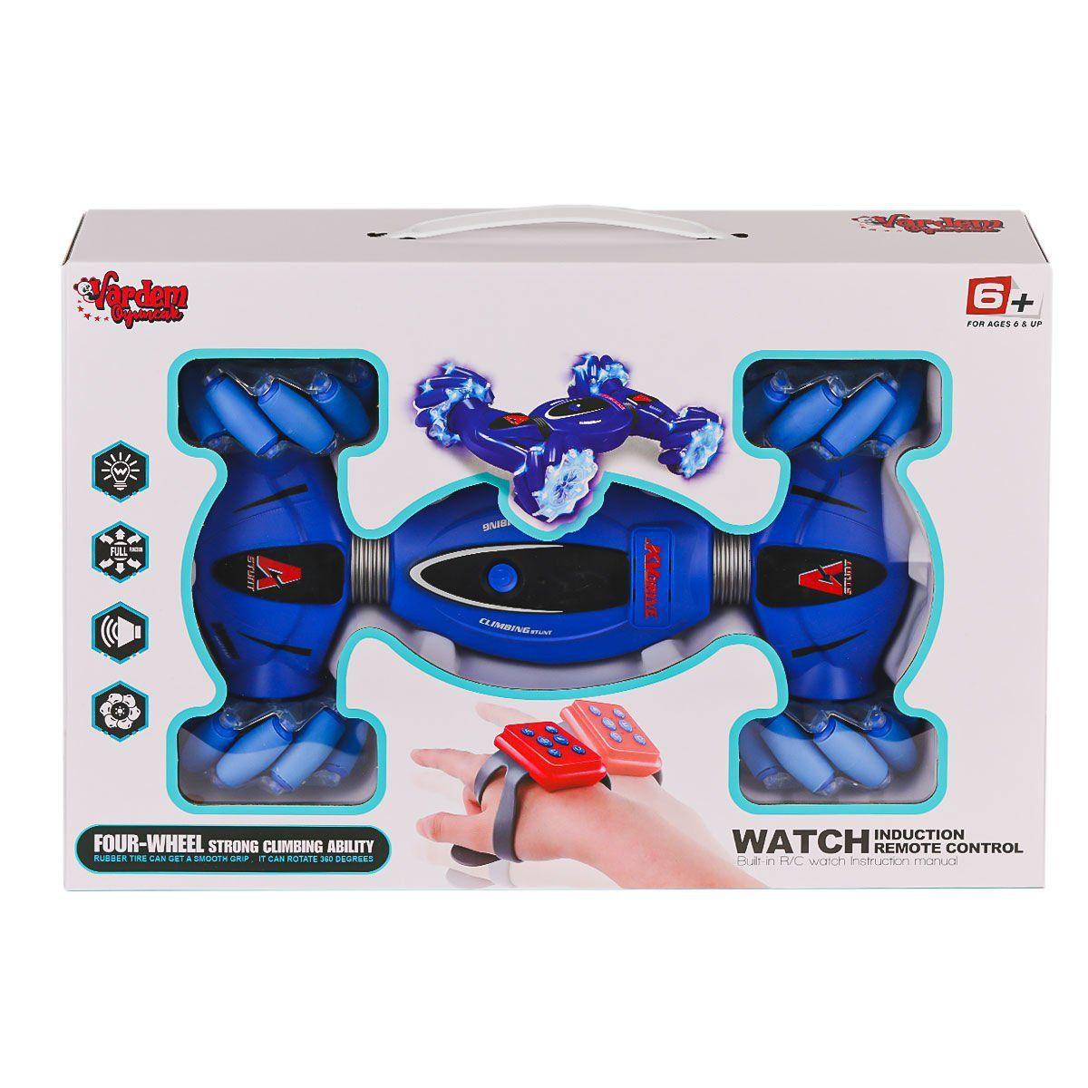 RQ2093 Bilekten Kontrollü Işıklı ve Müzikli 4 Teker Tırmanış Arac