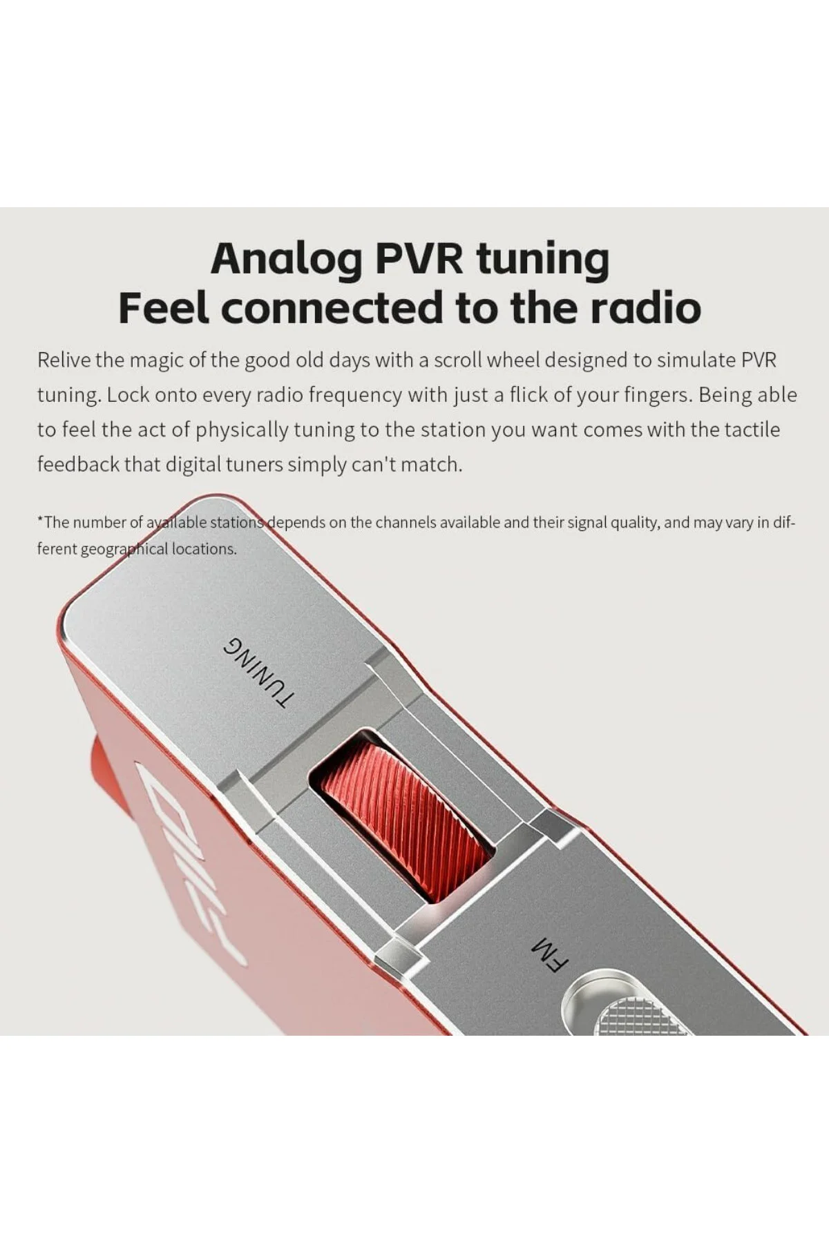 RR11 Taşınabilir Stereo Radyo Alıcısı (Siyah)