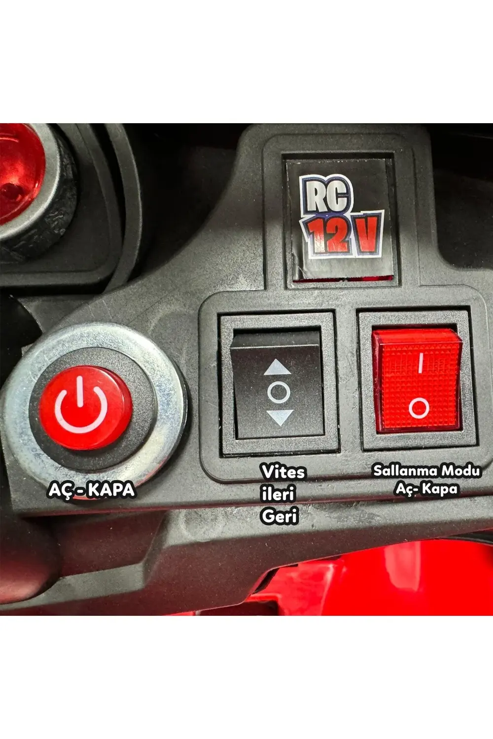 (R.Rower) Raptor Uzaktan Kumandalı Akülü Araba 12V