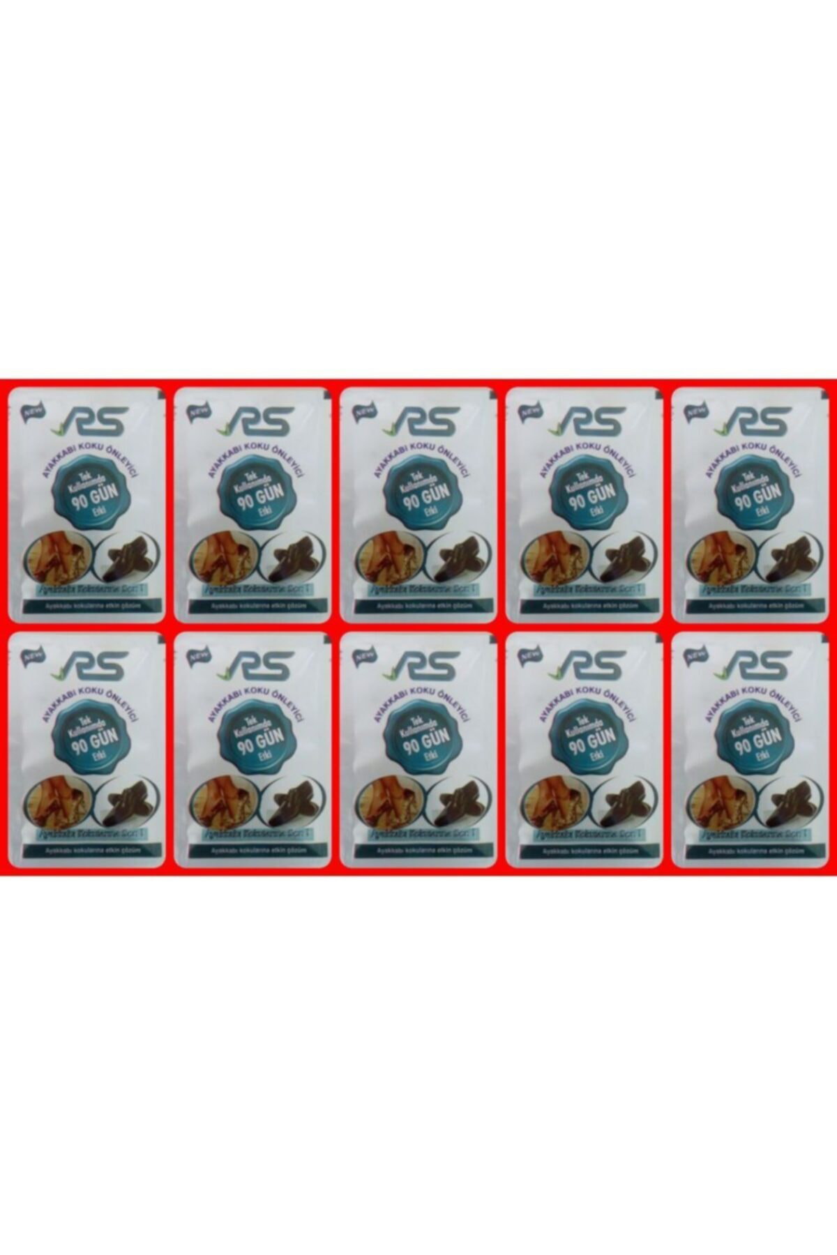 Rs Ayak Kokusu Önleyici Toz 10 Gr - 10 Paket