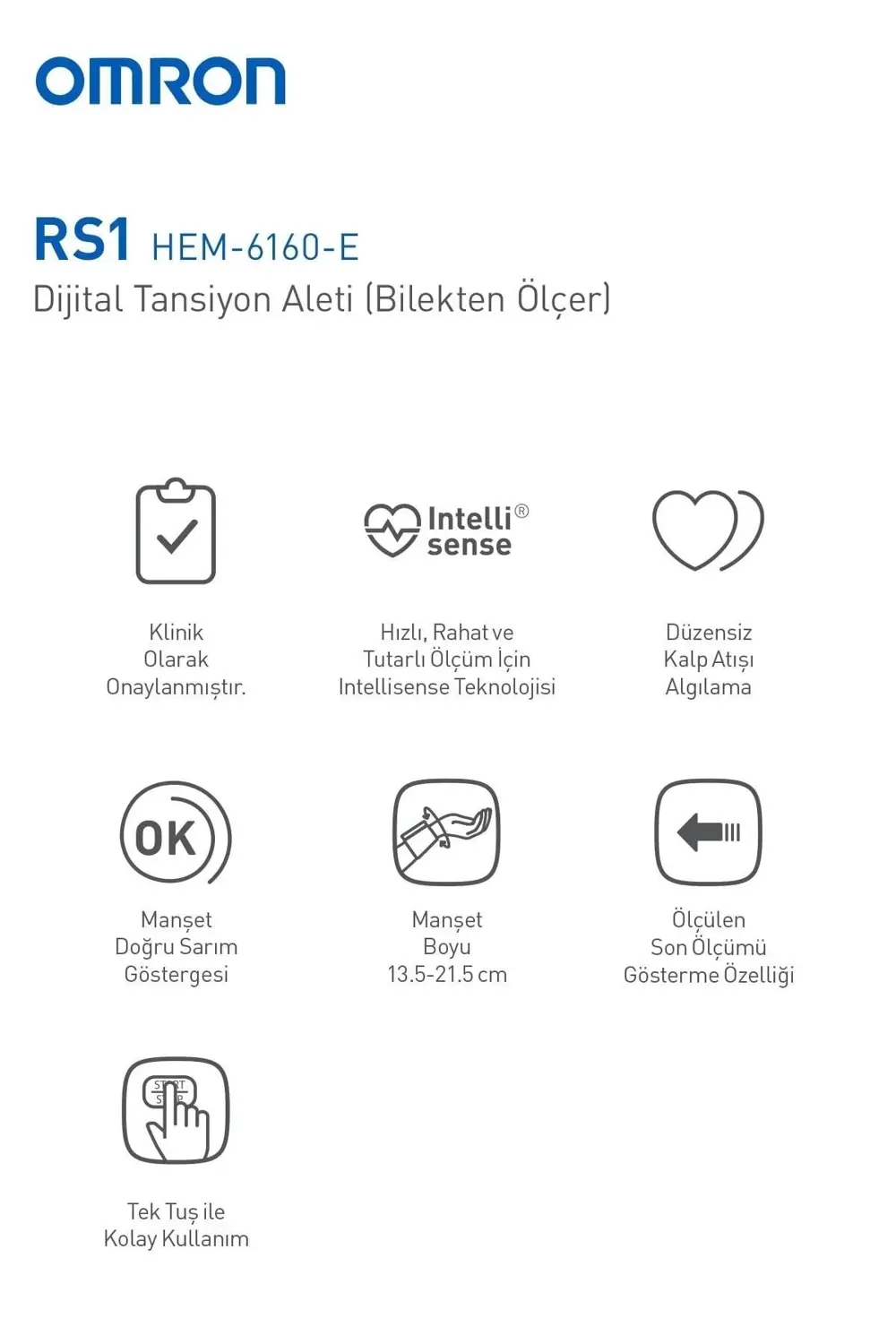 Rs1 Hem-6160-e Bilekten Tansiyon Aleti