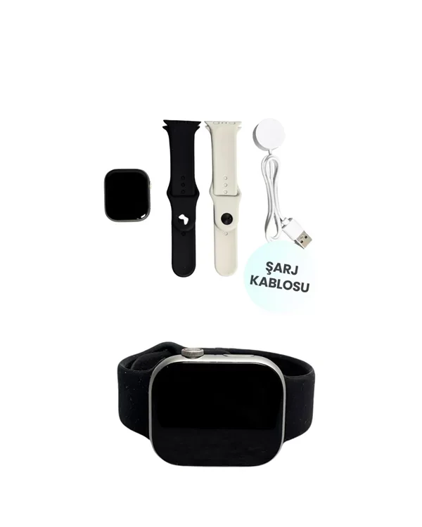 RS12 PRO+ Titanyum Kasa Akıllı Saat - Uyku Takibi, Nabız Ölçüm ve Bluetooth Arama Özellikli Yeni Nesil