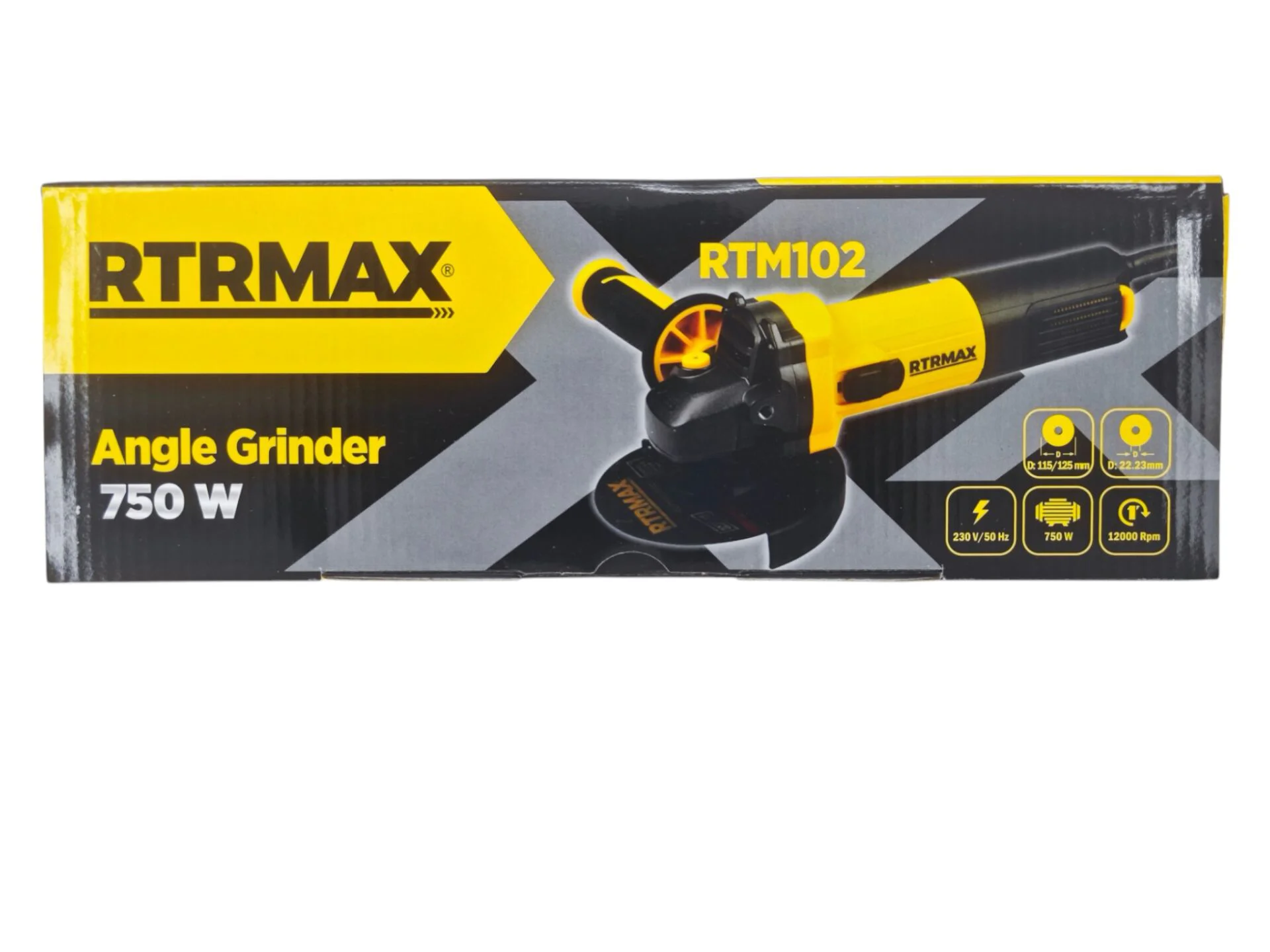 RTM102   Rtrmax 750W Avuç Taşlama 115mm