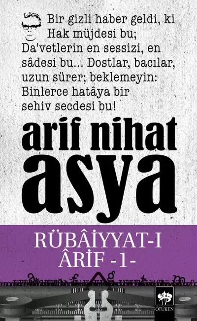 Rübaiyyat-ı Arif 1 Fiyatı, Yorumları ve Özellikleri