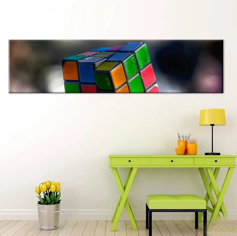 Rubik Küpü Kanvas Tablo Rubik Küpü Kanvas Tablo