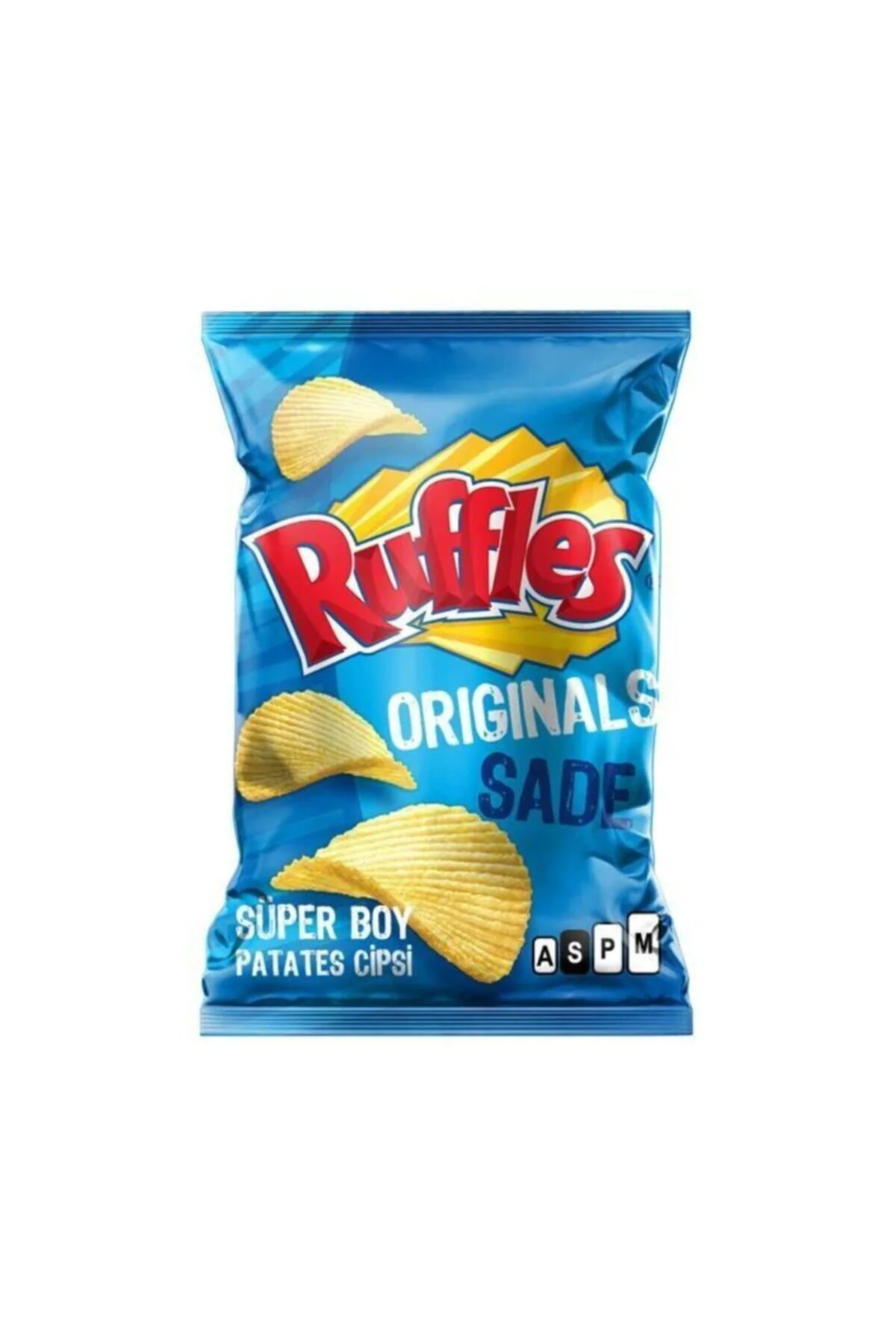 RUFFLES Orjinal Sade Patates Cips 4 Adet x 107 Gram
