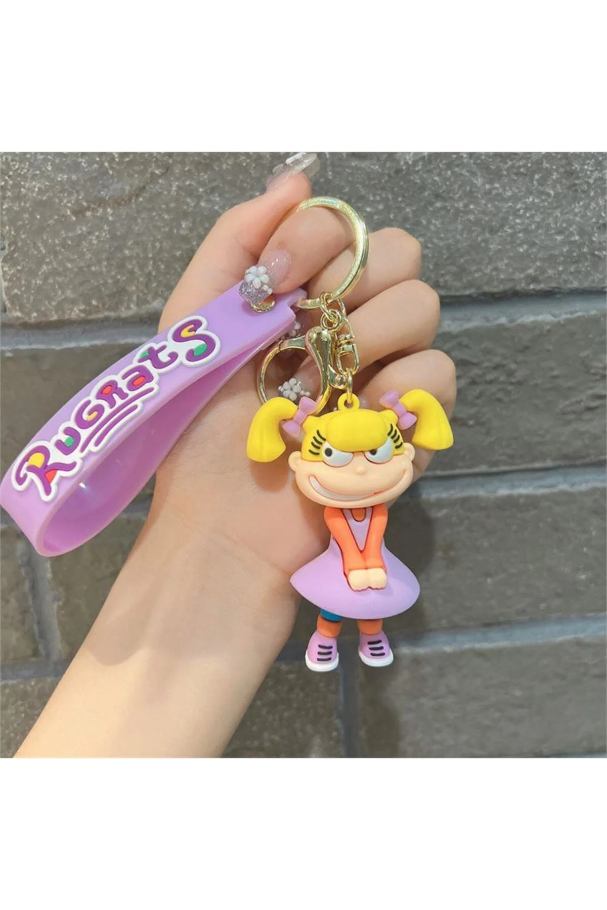 Rugrats - Angelica Pickles Silikon Anahtarlık