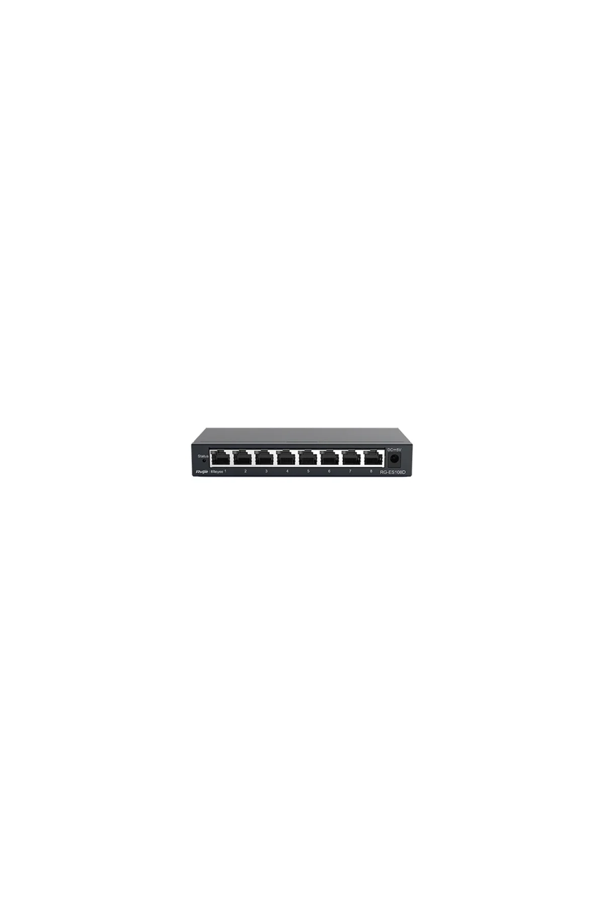 RUIJIE REYEE RG-ES108GD 8 Port GigaBit Switch Metal Kasa RUIJIE REYEE RG-ES108GD 8 Port GigaBit Switch Metal Kasa