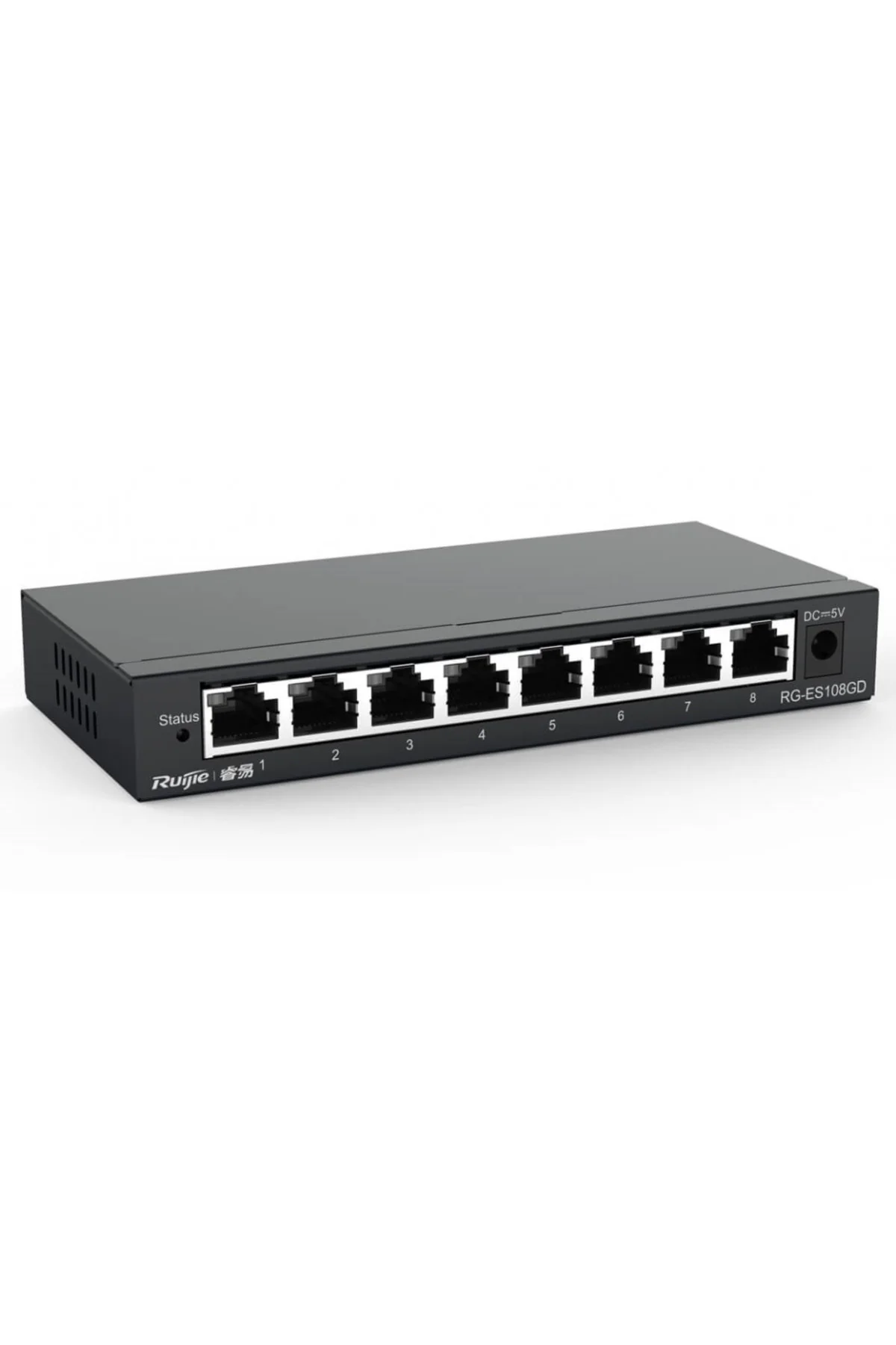 RUIJIE REYEE RG-ES108GD 8 Port GigaBit Switch Metal Kasa RUIJIE REYEE RG-ES108GD 8 Port GigaBit Switch Metal Kasa