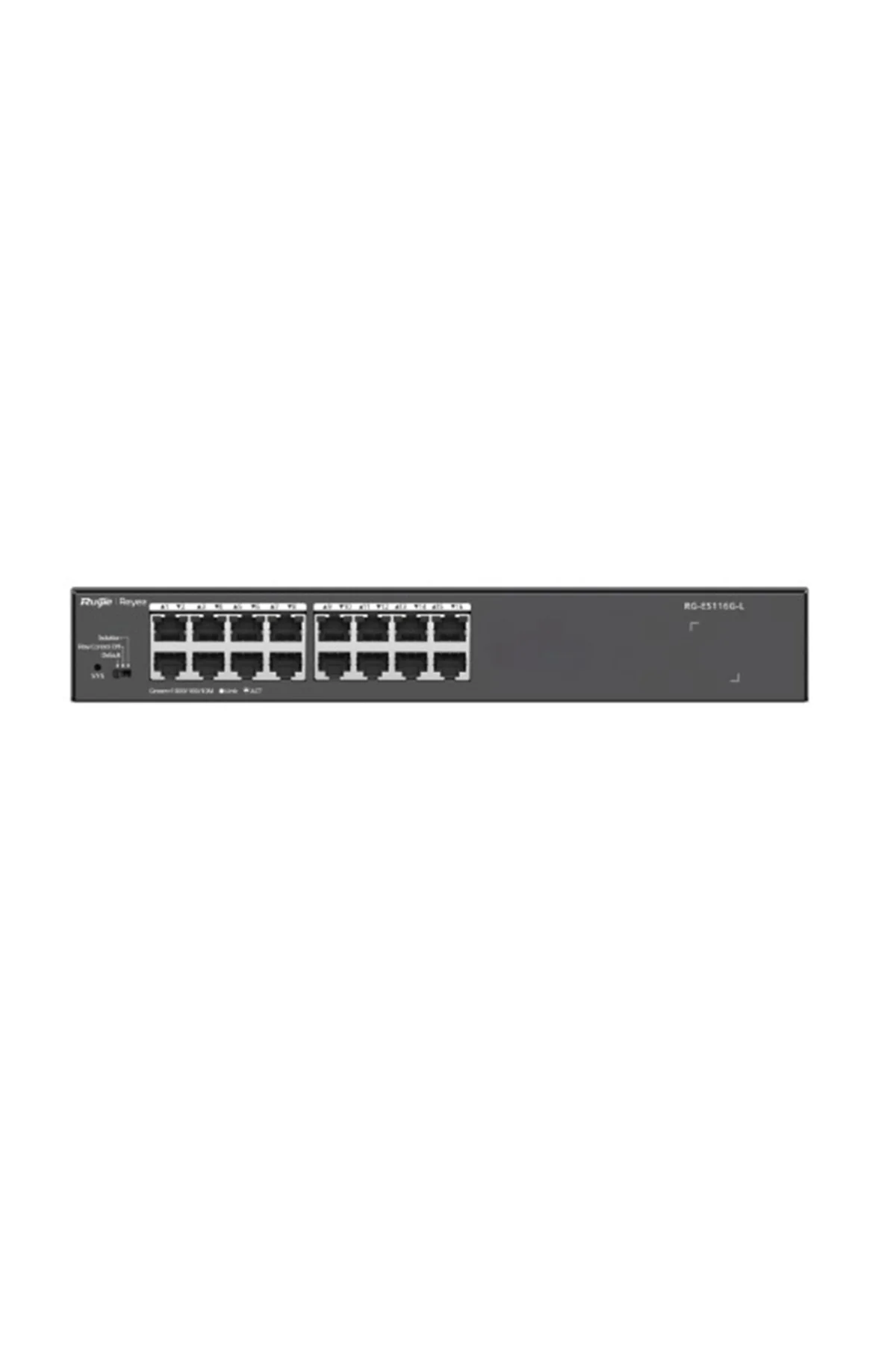 RUIJIE REYEE RG-ES116G-L 16Port GigaBit Switch Metal Kasa