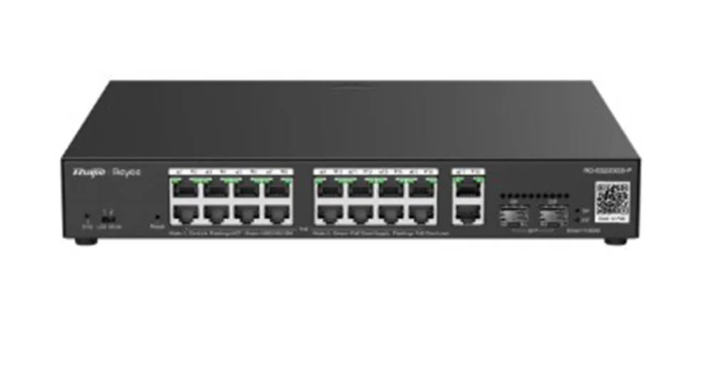 Ruijie-Reyee RG-ES220GS-P 16 Port Poe+ 10-100-1000 Mbps + 2 Port 