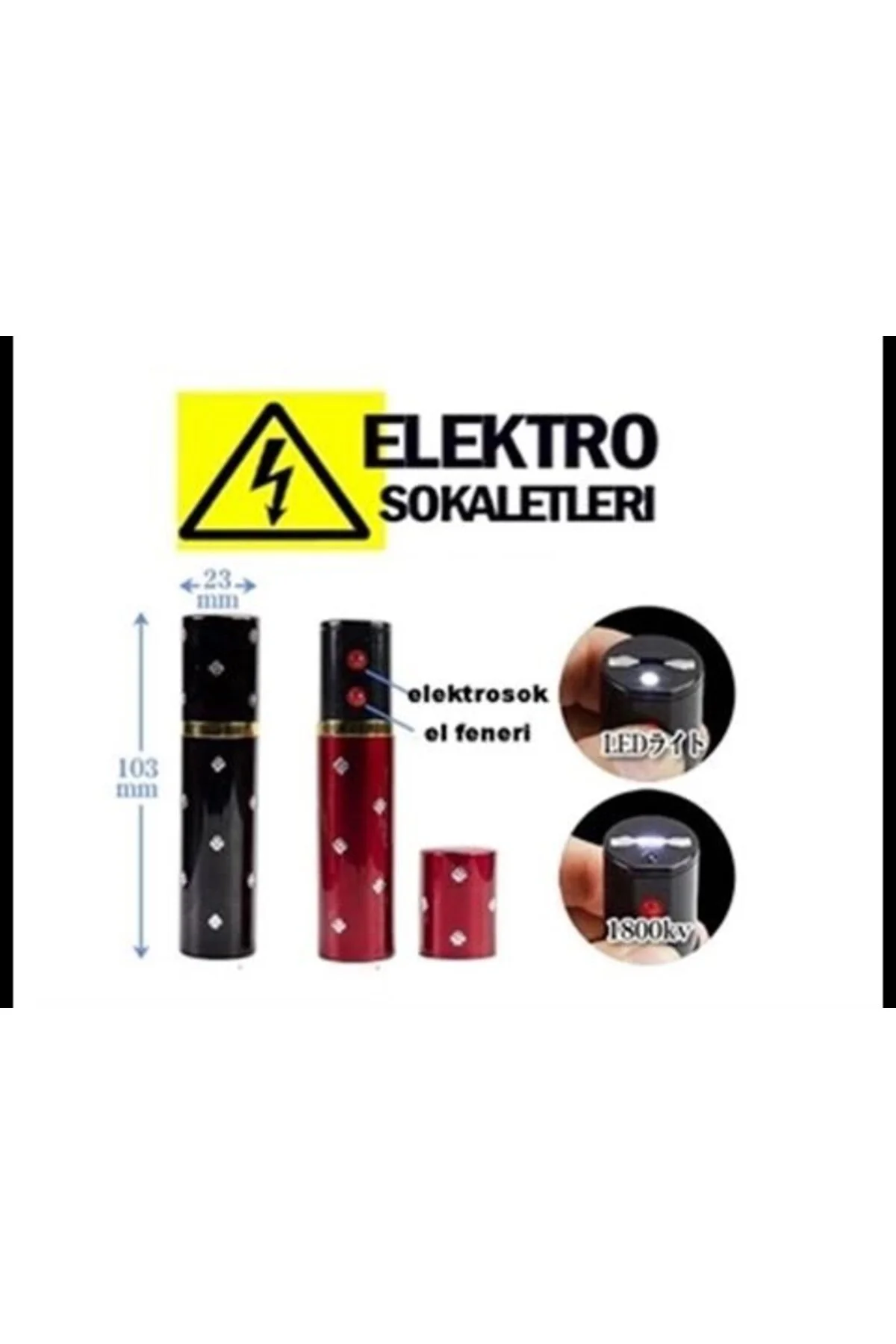 Ruj Şeklinde El Feneri Ruj Şeklinde El Feneri