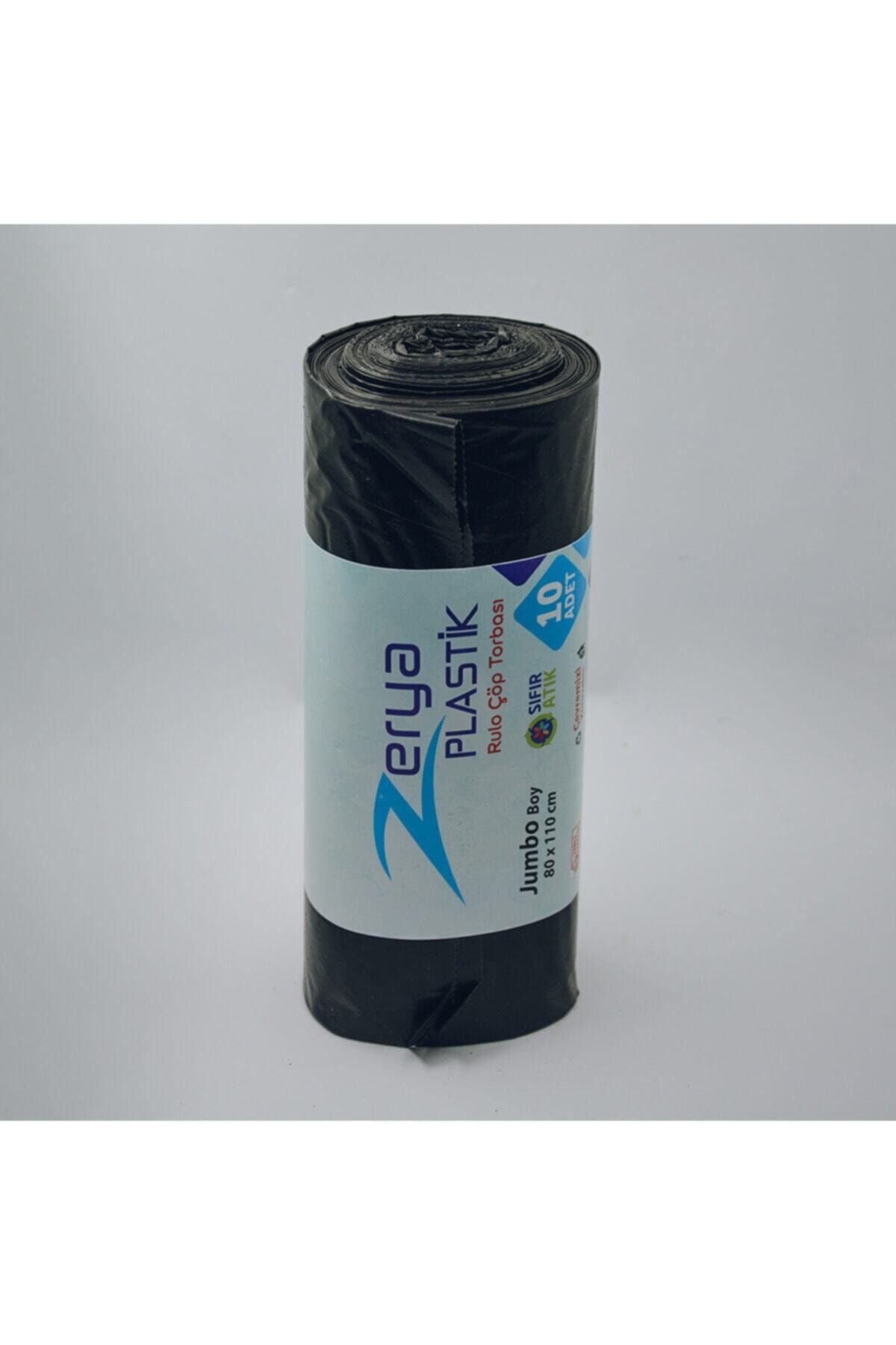 Zerya Rulo Çöp Torbası Jumbo Boy 80 X 110 Cm - 1 Adet Rulo 650 Gram