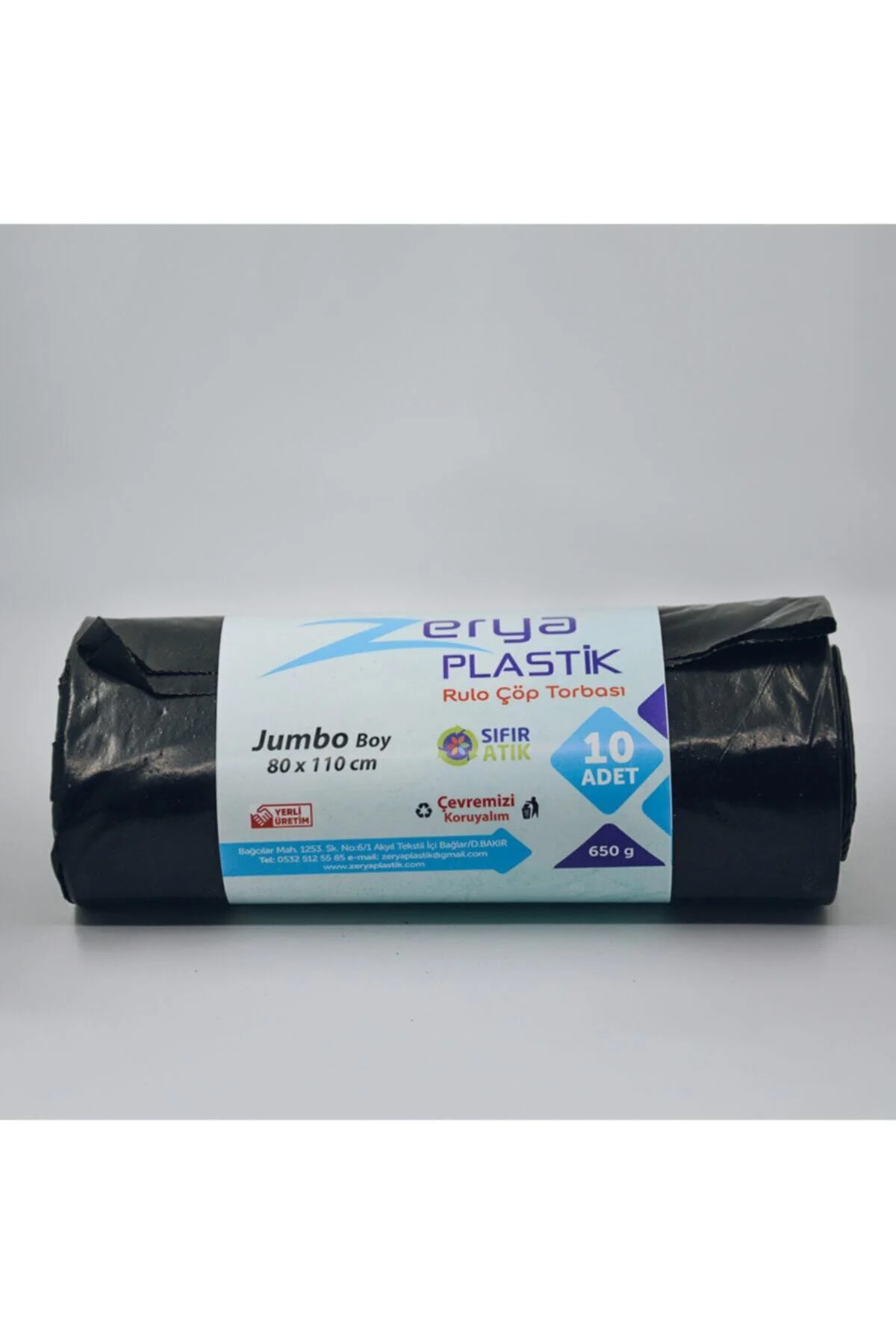 Rulo Çöp Torbası Jumbo Boy 80 X 110 Cm - 1 Adet Rulo 650 gram