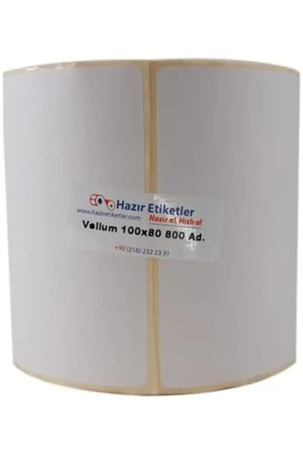 Rulo Etiket 100mm X 80mm 800 Adet 25mm Çapında 395519