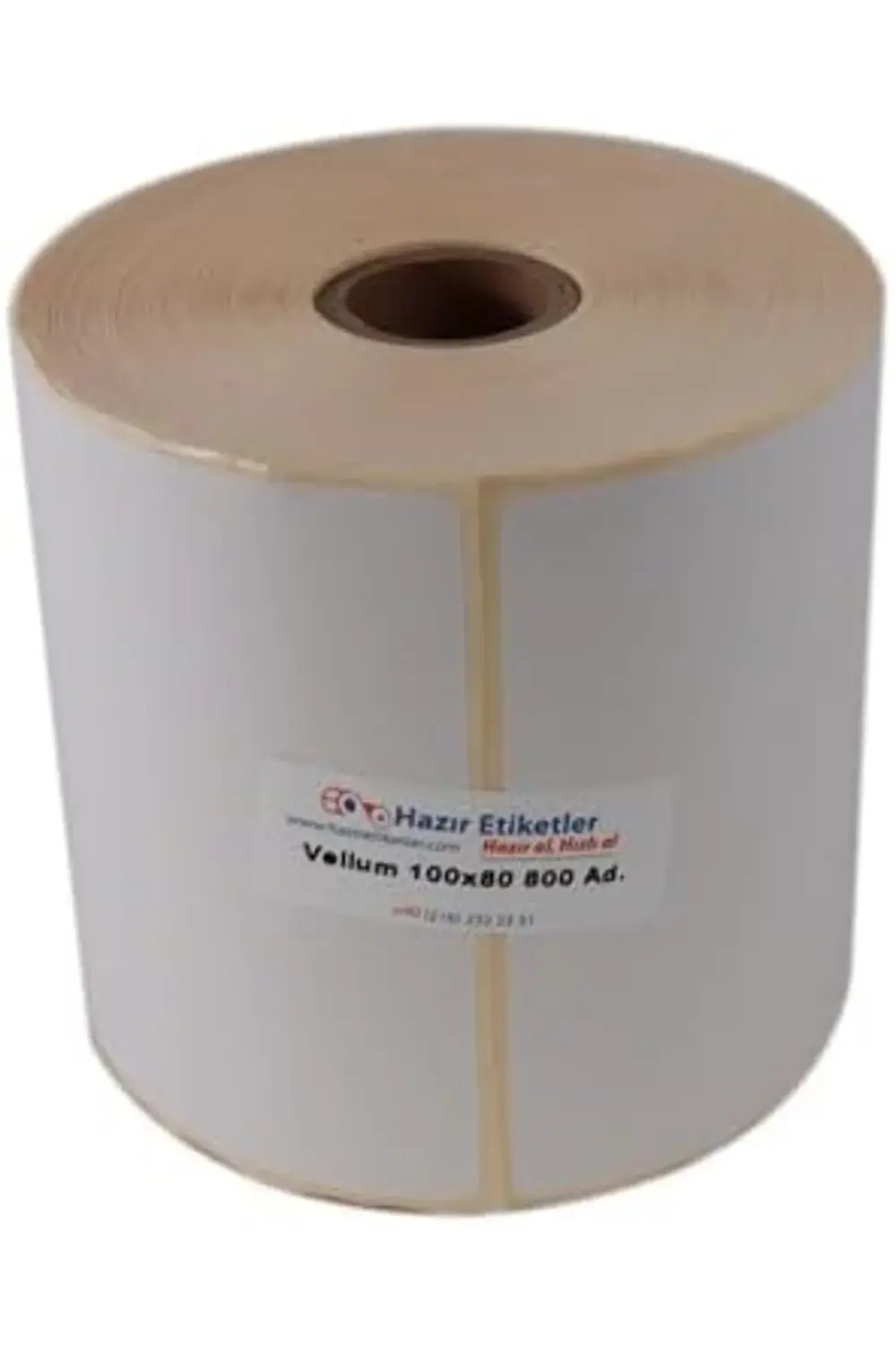 Rulo Etiket 100mm X 80mm 800 Adet 25mm Çapında 395519
