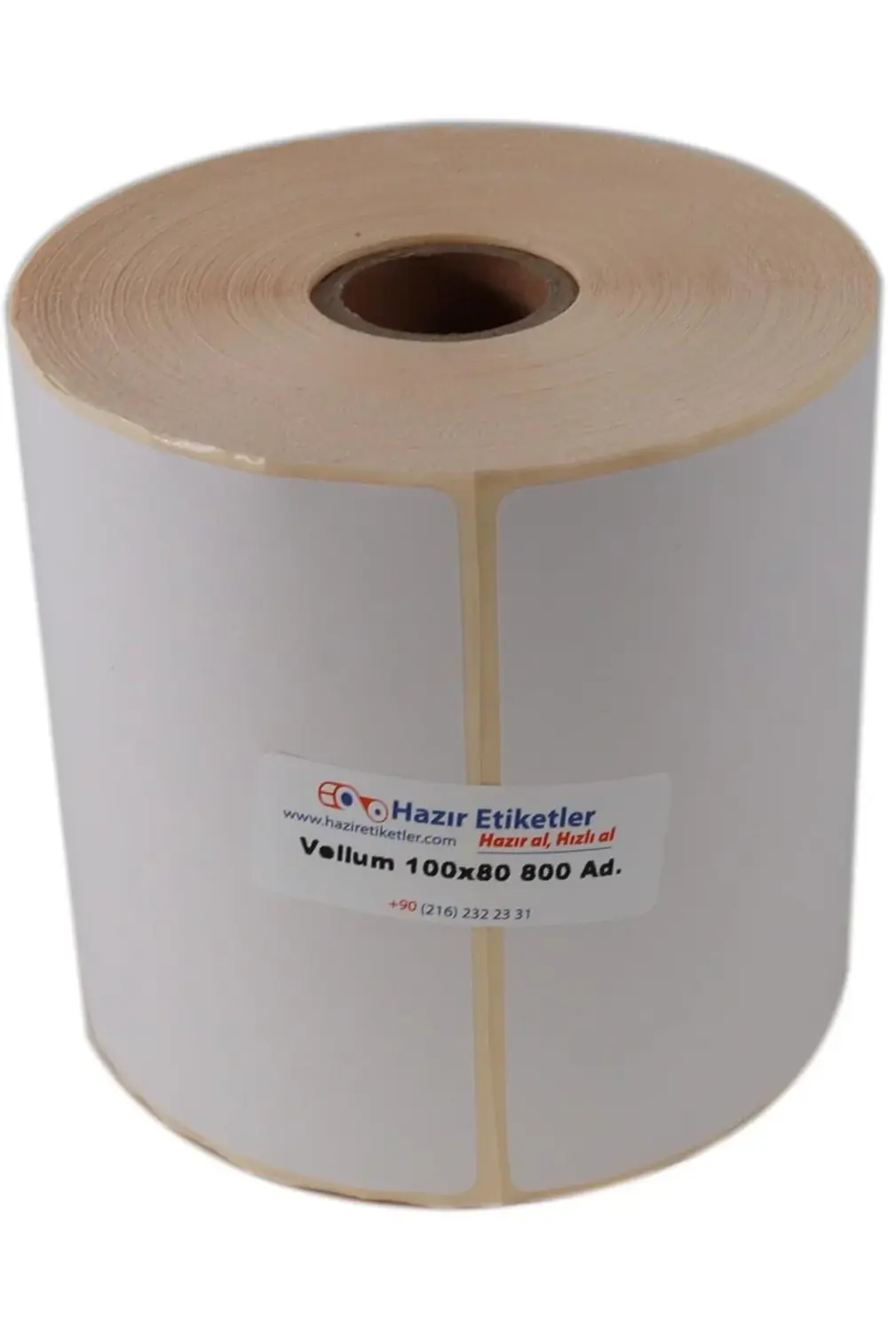 Rulo Etiket 100mm X 80mm 800 Adet 25mm Çapında 395519