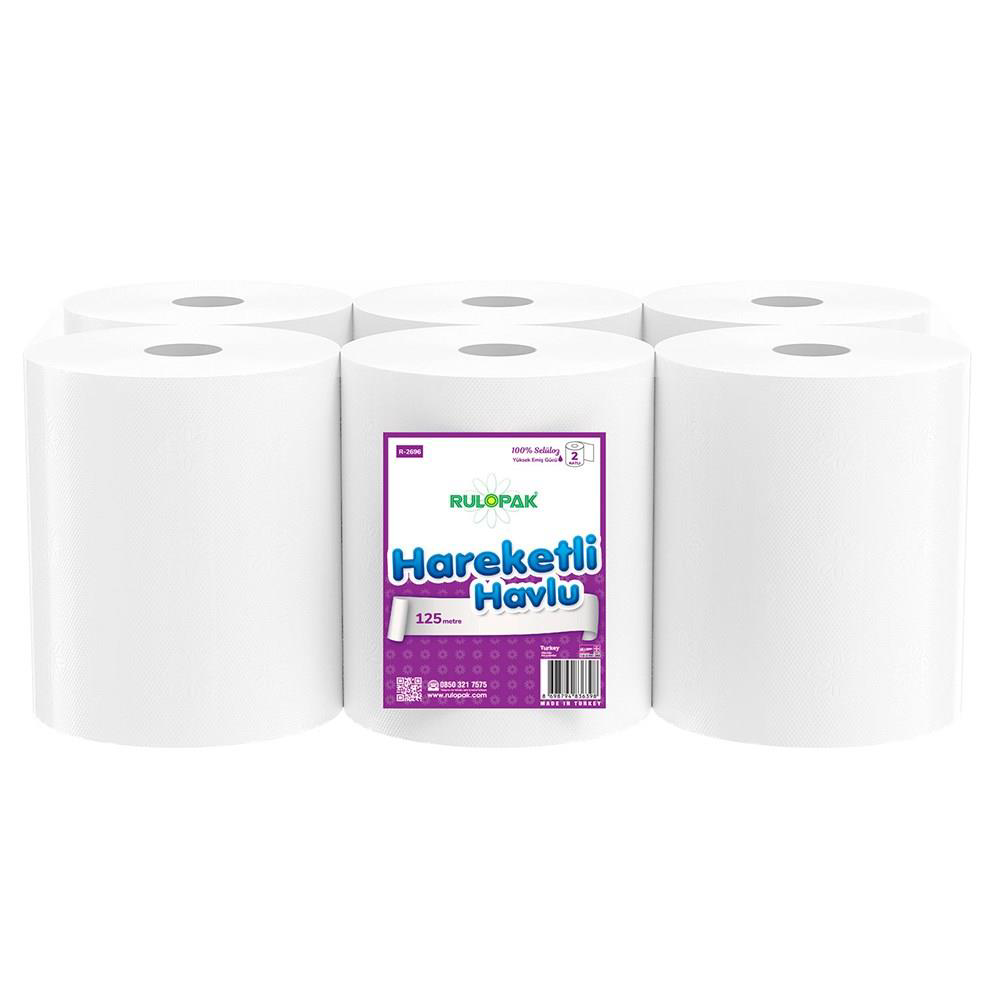 Rulopak  Hareketli Havlu 2 Katlı 21 Cm 125 Metre