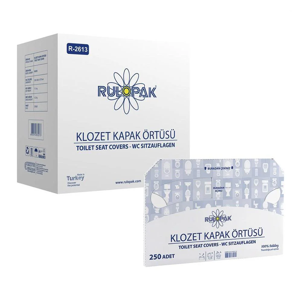 Rulopak Klozet Kapak Örtüsü 20 X 250 Adet Fiyatı, Yorumları ve Özellikleri