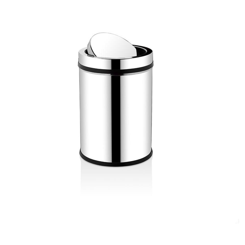 Rulopak  Paslanmaz Döner Kapak Çöp Kovası 27 Litre