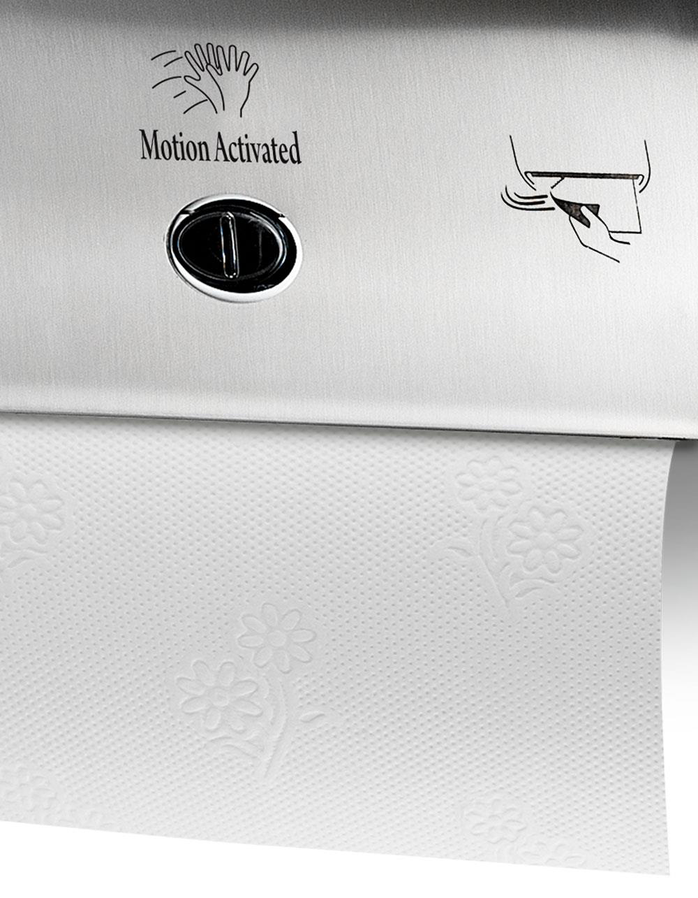 Rulopak  Sensörlü Kağıt Havlu Dispenseri  Paslanmaz 21 Cm