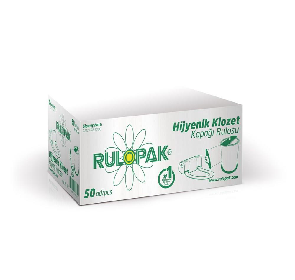 Rulopak  Sensörlü Hijyenik Klozet Kapaği Rulosu 50'Li
