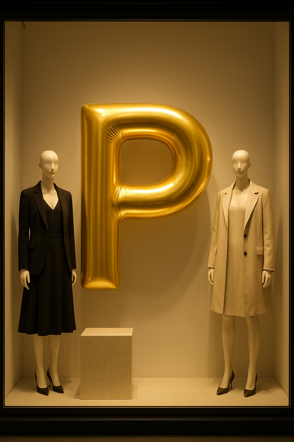 Runaway Altın P Harf Balon Dev Boy Parti ve Etkinlik Dekoru