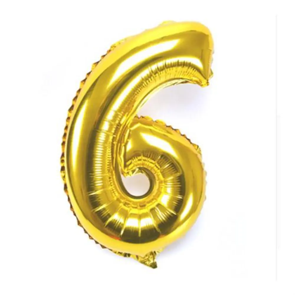 Runaway Altın Sarısı 0 Rakam Balon Dev Doğum Günü Dekoru