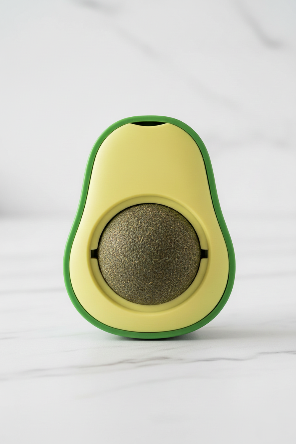 Runaway Avokado Tasarımlı Kedi Yalama Topu Catnip