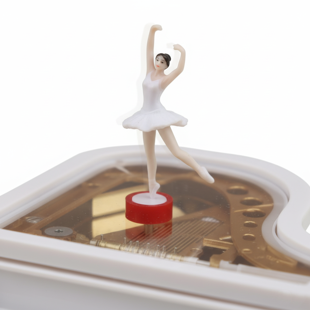 Runaway Balerin Piyano Müzik Kutusu - Zarif Dekor