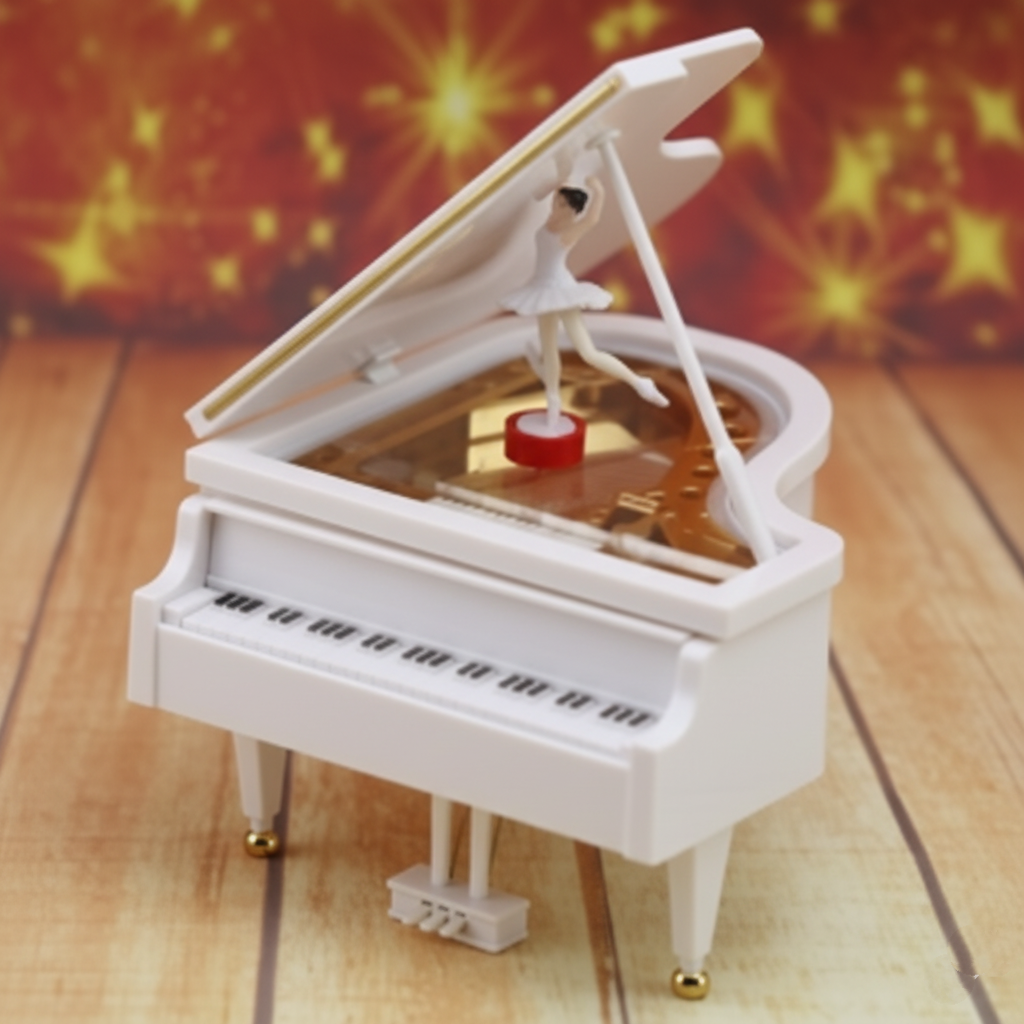 Runaway Balerin Piyano Müzik Kutusu - Zarif Dekor