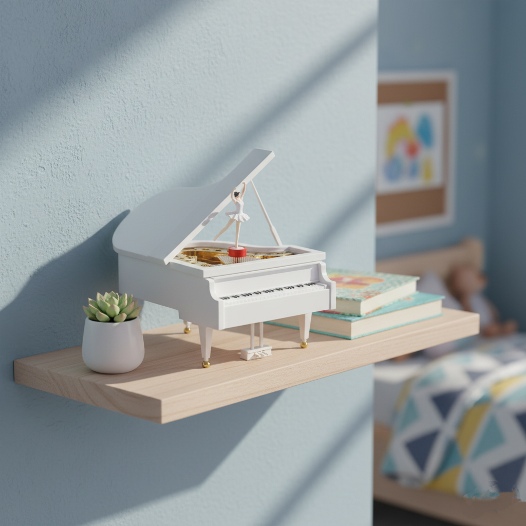 Runaway Balerin Piyano Müzik Kutusu - Zarif Dekor