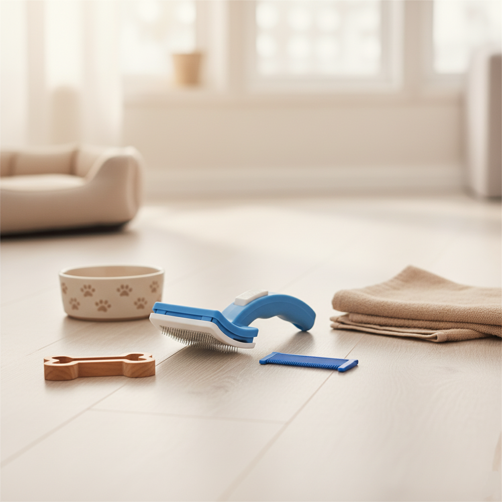 Runaway Basmalı Kedi Köpek Tarağı – Kolay Tüy Temizliği