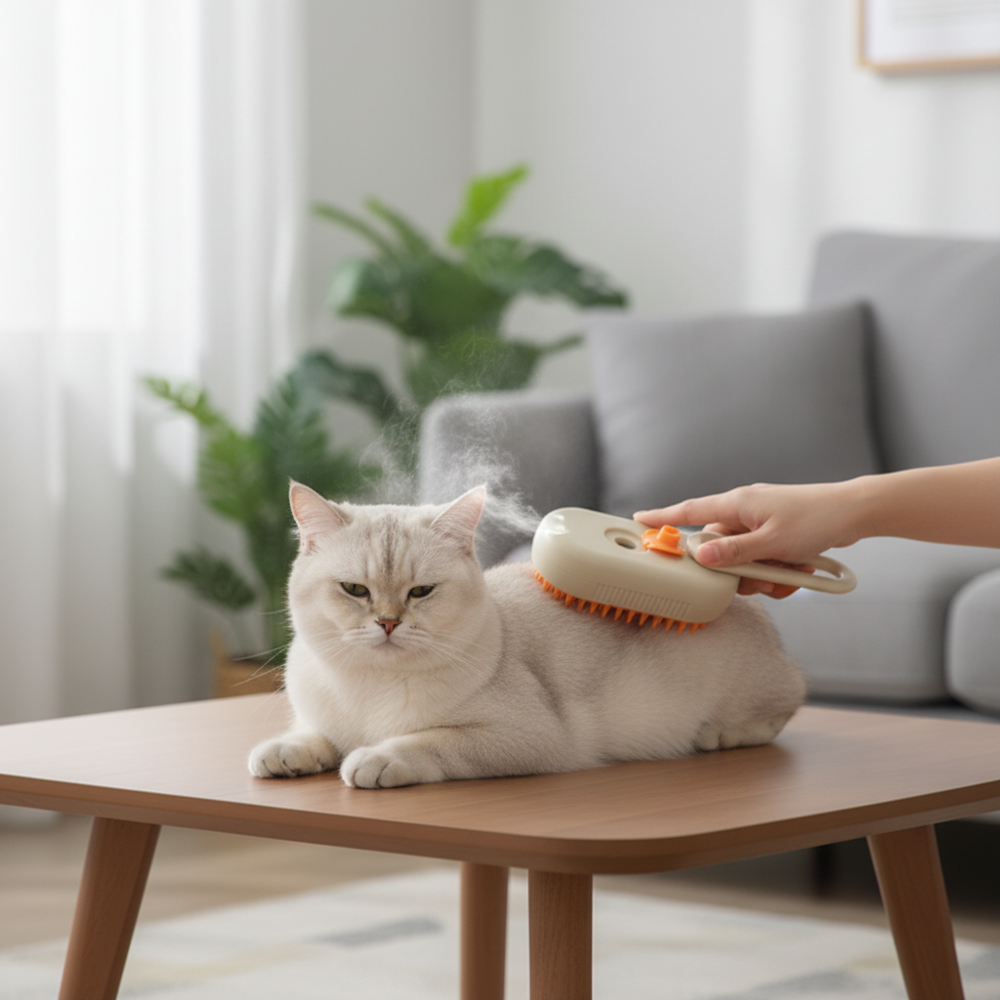 Runaway Buharlı Pet Tarağı - Sprey Fonksiyonlu Bakım Fırçası Runaway Buharlı Pet Tarağı - Sprey Fonksiyonlu Bakım Fırçası