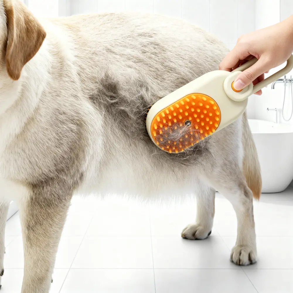 Runaway Buharlı Pet Tarağı - Sprey Fonksiyonlu Bakım Fırçası Runaway Buharlı Pet Tarağı - Sprey Fonksiyonlu Bakım Fırçası