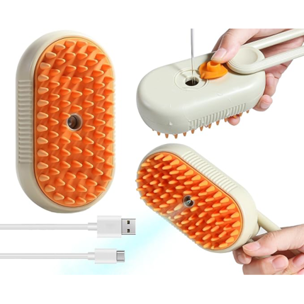 Runaway Buharlı Pet Tarağı - Sprey Fonksiyonlu Bakım Fırçası Runaway Buharlı Pet Tarağı - Sprey Fonksiyonlu Bakım Fırçası