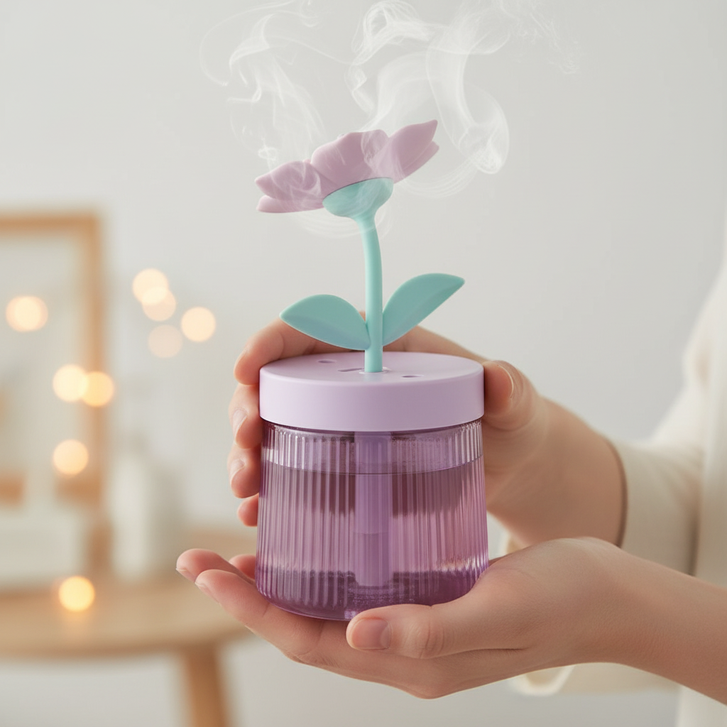 Runaway Çiçek Hava Nemlendirici – Şık ve Sessiz Nem Desteği