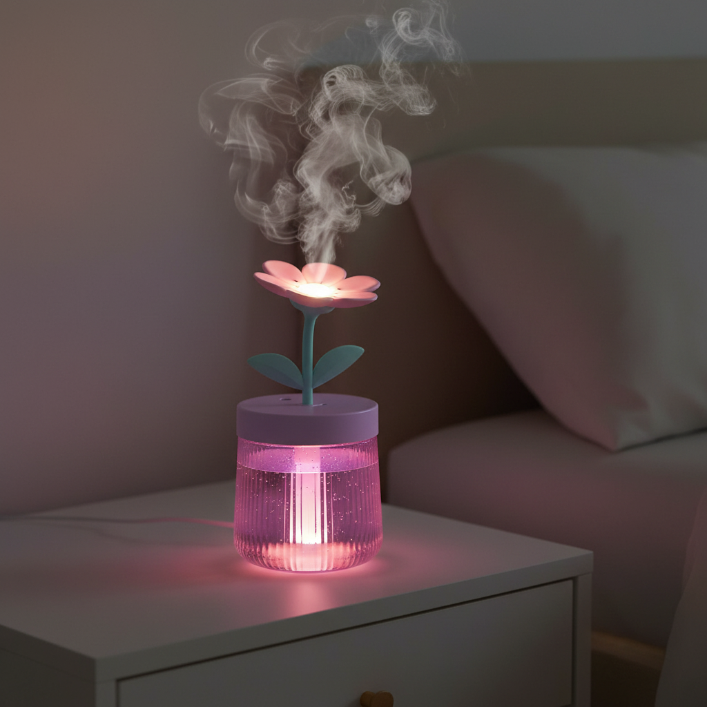 Runaway Çiçek Hava Nemlendirici – Şık ve Sessiz Nem Desteği