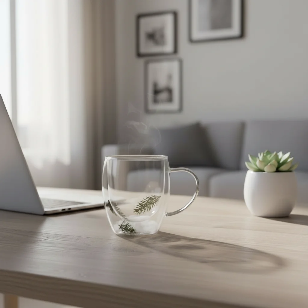 Runaway Çift Cidarlı Çam Bardak – Doğal Aroma Deneyimi