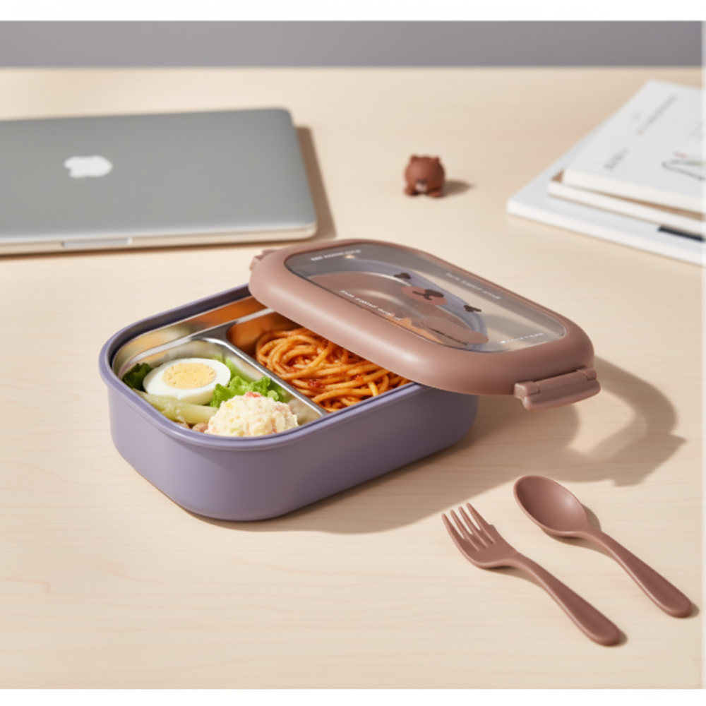 Runaway Çocuk Çelik Yemek Kutusu – Bölmeli ve Sızdırmaz