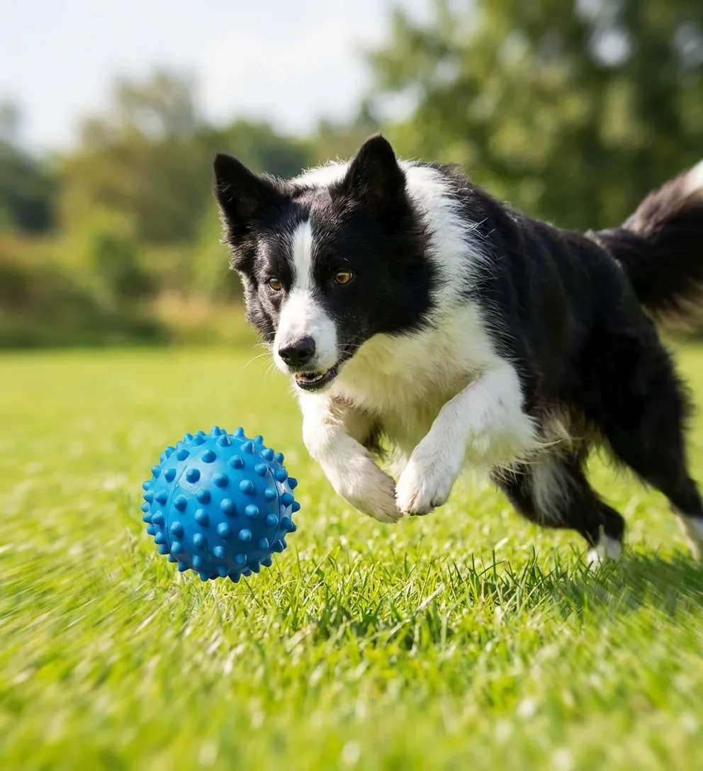 Runaway Dikenli Köpek Oyuncak Topu ve Diş Eti Masaj Aleti
