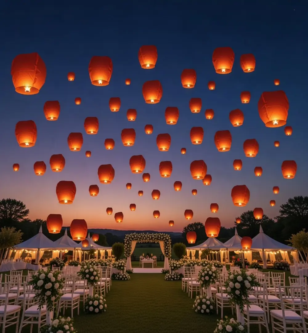 Runaway Dilek Feneri Gökyüzü Lambası ve Kutlama Balonu